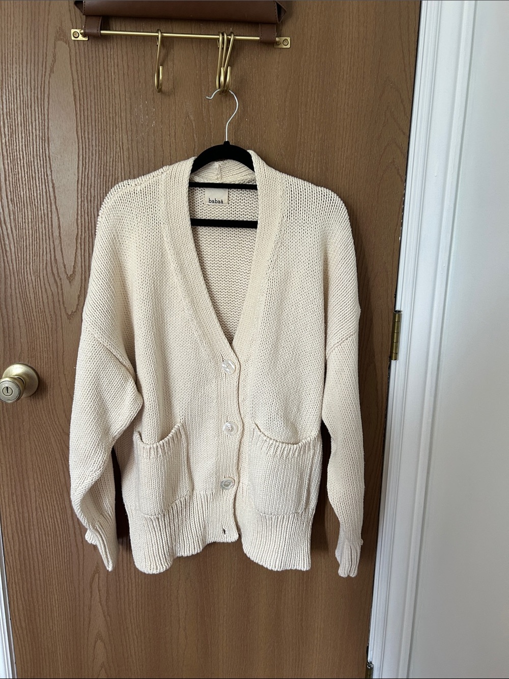 Babaa Cardigan No 16 Natural